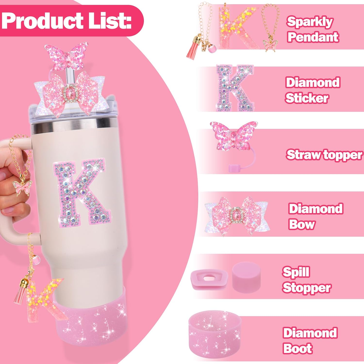 Mity Rain 8Pcs Accessories for Stanley Cup – Short Review 🥤✨ By Kiran Shahneel - Image 6