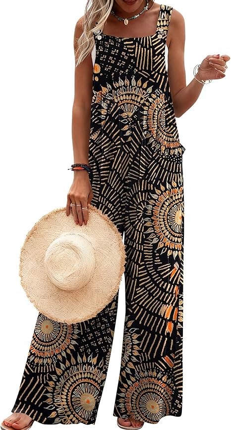 Effortless Boho Vibes: My Honest Review of the Ekouaer Floral Printed Wide Leg Jumpsuit By Kiran Shahneel - Image 6