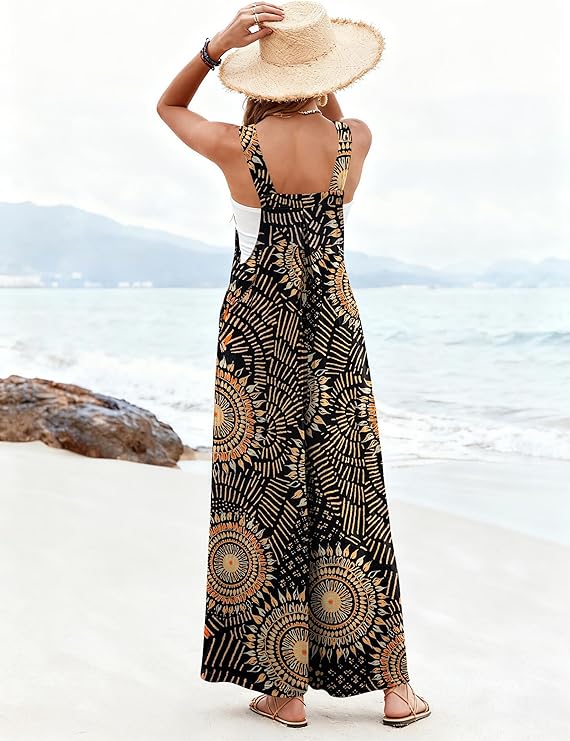 Effortless Boho Vibes: My Honest Review of the Ekouaer Floral Printed Wide Leg Jumpsuit By Kiran Shahneel - Image 4