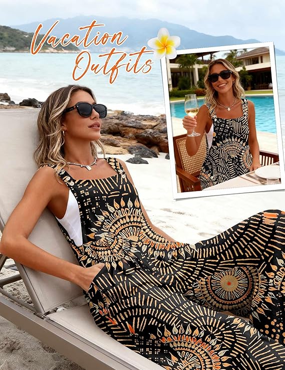 Effortless Boho Vibes: My Honest Review of the Ekouaer Floral Printed Wide Leg Jumpsuit By Kiran Shahneel - Image 3